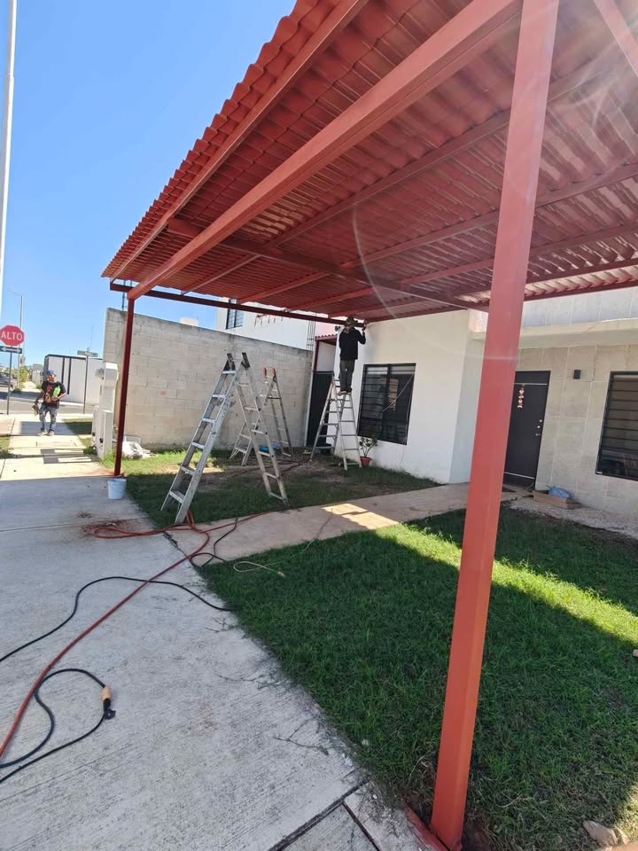 instalación de galvateja en León Guanajuato