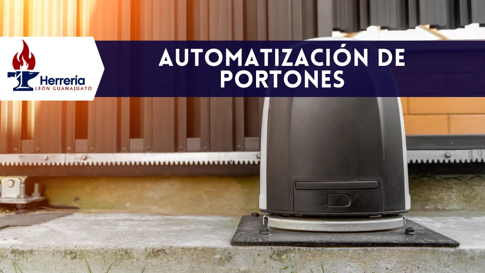 técnicos en automatización de portones de herrería en León Guanajuato